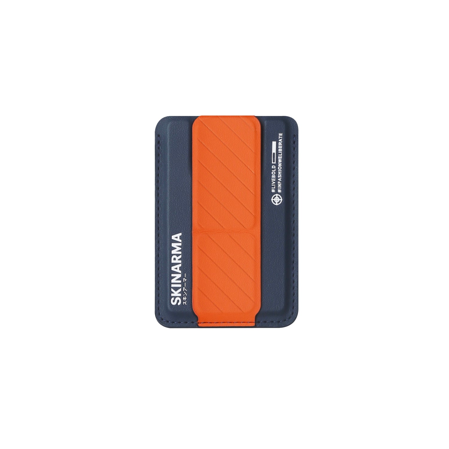 Skinarma KADO Mag-Charge Card Holder with Grip Stand Midnight